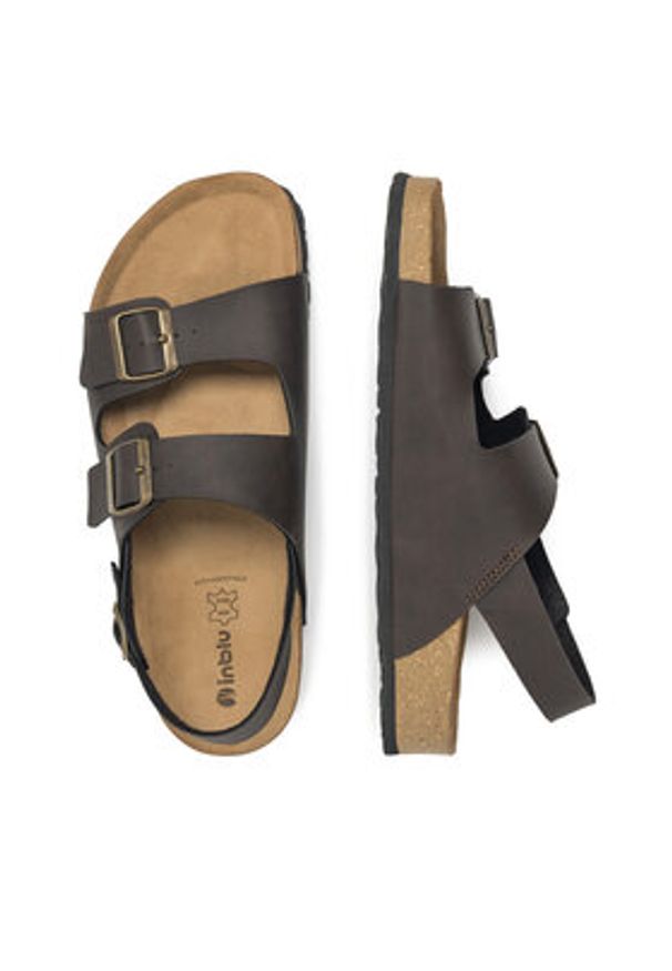 Inblu Sandały NU000013 043 Brązowy. Kolor: brązowy. Materiał: syntetyk