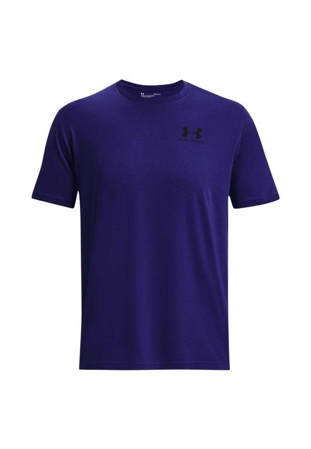 Under Armour - Męska Koszulka Sportowa. Kolor: niebieski