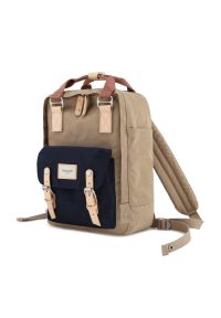 Plecak miejski Himawari 188L beżowy. Kolor: beżowy. Materiał: tkanina, poliester. Styl: elegancki, casual