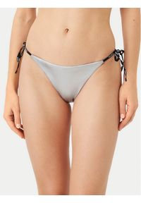 Hugo - HUGO Dół od bikini Pure 50535235 Srebrny. Kolor: srebrny. Materiał: syntetyk #1