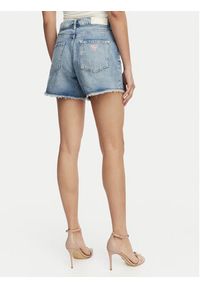 Guess Szorty jeansowe W6GD74 D0726 Niebieski Regular Fit. Kolor: niebieski. Materiał: bawełna #2