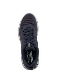 skechers - Buty sportowe Sneakersy męskie, Skechers Go Walk Arch Fit. Kolor: niebieski. Materiał: tkanina