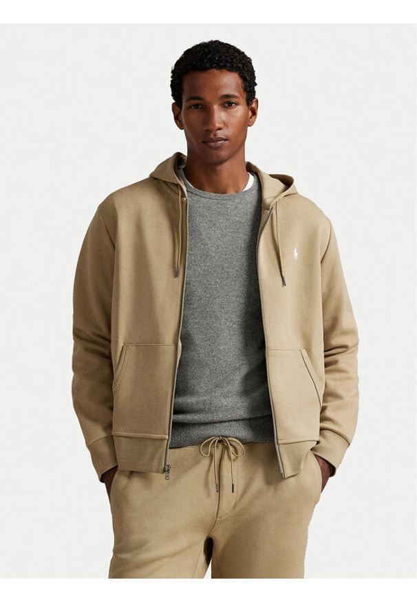 Polo Ralph Lauren Bluza 710881517094 Beżowy Regular Fit. Typ kołnierza: polo. Kolor: beżowy. Materiał: bawełna