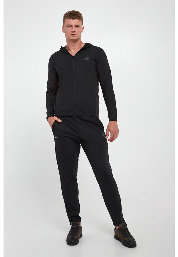 EA7 Emporio Armani - Bluza męska z kapturem EA7 EMPORIO ARMANI. Typ kołnierza: kaptur
