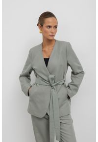 MARYNARKA OPIUM OLIWKA S - Flawless. Okazja: na co dzień. Materiał: len, bawełna. Styl: casual