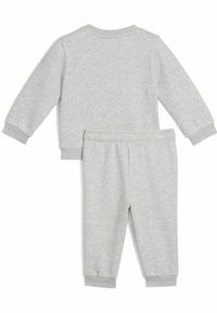 Puma - Zestaw dla małych dzieci Minicats Essentials z bluzą PUMA Light Gray Heather. Kolor: wielokolorowy, czarny, szary. Materiał: guma, prążkowany. Wzór: nadruk