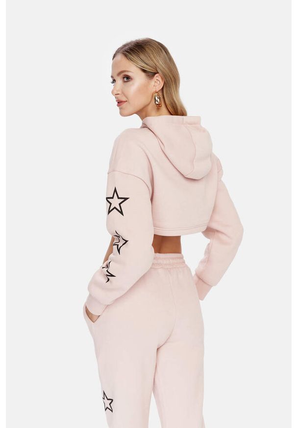 Bluza fitness damska Cardio Bunny Stars. Kolor: różowy. Sport: fitness