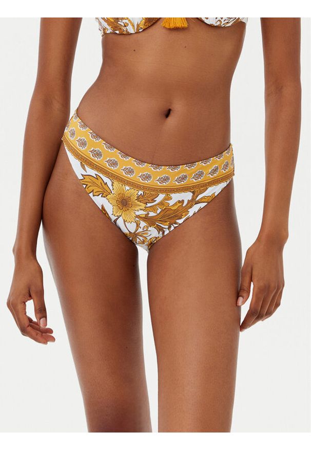SELMARK - Selmark Dół od bikini BM202 Żółty. Kolor: żółty. Materiał: syntetyk