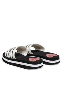 Love Moschino - LOVE MOSCHINO Klapki JA28334G0MIX6100 Biały. Kolor: biały. Materiał: materiał #3