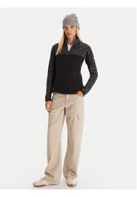 Roxy Polar Sayna Half Zip ERJFT04831 Czarny Regular Fit. Kolor: czarny. Materiał: syntetyk