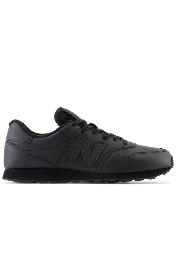 Buty unisex New Balance GM500ZB2 - czarne. Kolor: czarny. Materiał: tworzywo sztuczne, materiał. Szerokość cholewki: normalna
