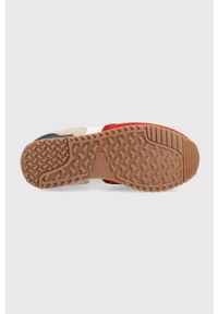 Pepe Jeans buty dziecięce London One kolor czerwony. Nosek buta: okrągły. Zapięcie: sznurówki. Kolor: czerwony. Materiał: guma #5