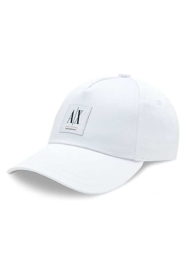 Czapka z daszkiem Armani Exchange 944206 3R107 00010 Bianco. Kolor: biały. Materiał: bawełna, materiał