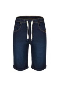 ZFOAM - Szorty męskie LOAP Dejn M – 100% bawełna, denim. Kolor: fioletowy. Materiał: bawełna, denim. Długość: krótkie. Sezon: lato #1