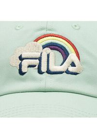 Fila Czapka z daszkiem Butuan Rainbow Kid Dad Cap FCK0015 Zielony. Kolor: zielony. Materiał: materiał
