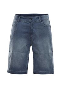 Naak - Męskie szorty jeansowe Nax Fedab - Komfort i Styl. Kolor: szary, niebieski, wielokolorowy. Materiał: jeans. Długość: krótkie. Sezon: lato