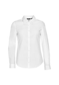 SOL'S - Damska Koszulka Z Długim Rękawem Blake Stretch Shirt. Okazja: na co dzień. Kolor: biały. Długość rękawa: długi rękaw. Długość: długie. Styl: casual