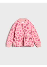 Sinsay - Rozpinana bluza z baskinką Barbie - różowy. Kolor: różowy