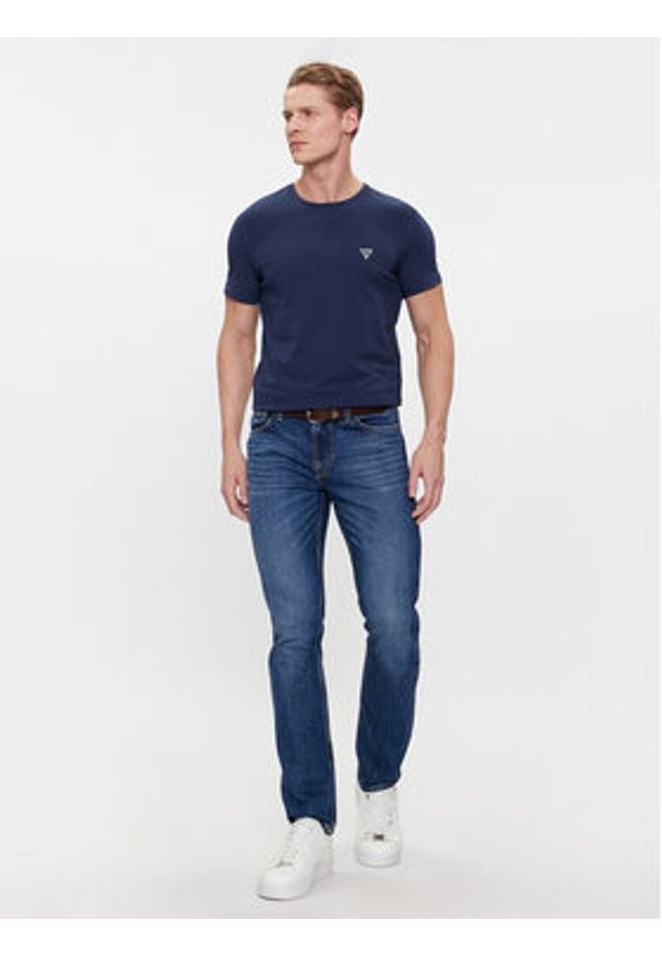 Guess Komplet 2 t-shirtów U97G02 KCD31 Granatowy Regular Fit. Kolor: niebieski. Materiał: bawełna