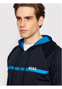 BOSS - Boss Bluza Authentic 50465773 Granatowy Regular Fit. Kolor: niebieski. Materiał: bawełna