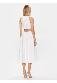 MICHAEL Michael Kors Sukienka codzienna MS28182F4C Biały Regular Fit. Okazja: na co dzień. Kolor: biały. Materiał: bawełna. Typ sukienki: proste. Styl: casual #5