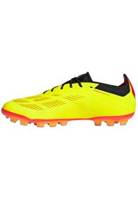 Adidas - Buty piłkarskie adidas Predator Elite 2G/3G Ag M IF3207 żółte. Zapięcie: sznurówki. Kolor: żółty. Materiał: guma. Szerokość cholewki: normalna. Sport: piłka nożna #4