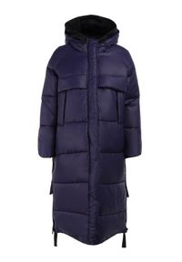 Born2be - Granatowa Kurtka Sephoya. Kolor: niebieski. Długość rękawa: długi rękaw. Długość: długie. Wzór: aplikacja. Sezon: zima #2