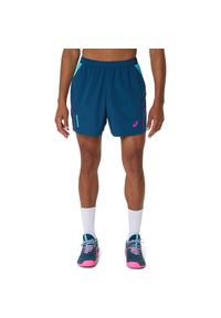 7-calowe spodenki Asics Court. Kolor: niebieski. Sport: tenis #1