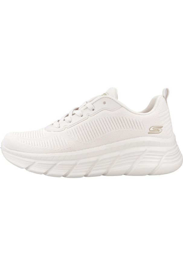 skechers - Tenisówki Skechers Model 117385s Kolor Beżowy. Kolor: beżowy. Materiał: guma, tkanina