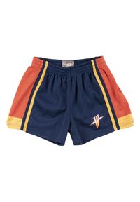 Mitchell & Ness - Szorty damskie Golden State Warriors jump shot. Kolor: niebieski. Sport: koszykówka #1