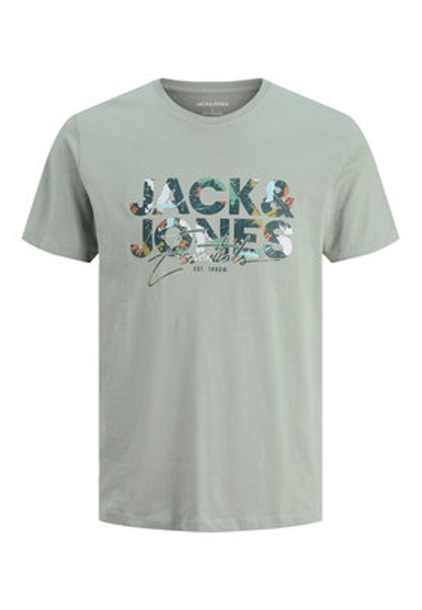 Jack & Jones - Jack&Jones Komplet 4 t-shirtów Geplas 12288304 Kolorowy Regular Fit. Materiał: bawełna. Wzór: kolorowy