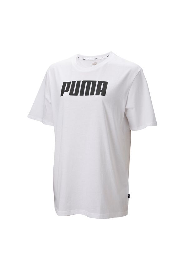 T-shirt z krótkim rękawem damski Puma ESS. Kolor: biały. Długość rękawa: krótki rękaw. Długość: krótkie