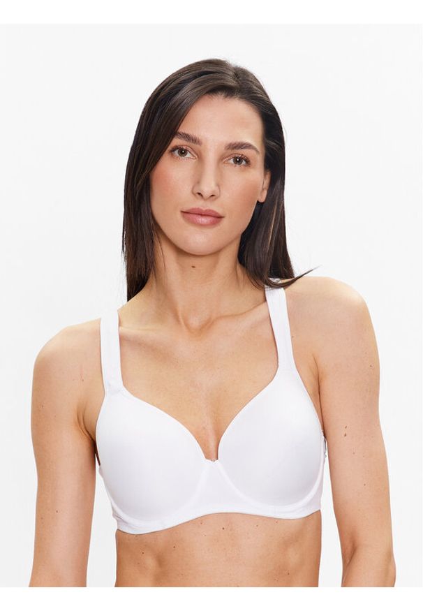 Dorina Biustonosz z fiszbiną Rachel D1082A Biały. Kolor: biały. Materiał: syntetyk
