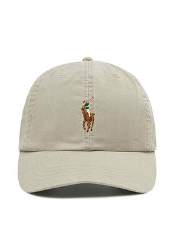 Polo Ralph Lauren Czapka z daszkiem Classic Sport Cap 710834737013 Beżowy. Kolor: beżowy. Materiał: materiał. Styl: sportowy