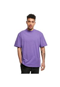 Urban Classics - Koszulka Męska Gładka Taliowana. Kolor: fioletowy. Wzór: gładki. Sport: turystyka piesza #1