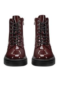 DeeZee Trzewiki WYL3972-1 Bordowy. Kolor: czerwony. Materiał: materiał #6