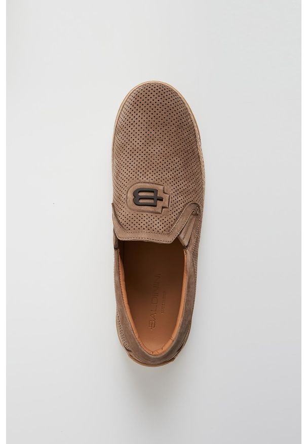 Baldinini - Półbuty męskie skórzane BALDININI. Materiał: skóra