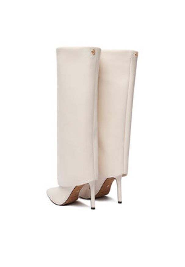 Nine West Kozaki CEO-SAIDA-01 Écru. Materiał: materiał, syntetyk