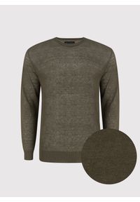 PAKO LORENTE – Zielony lniany sweter P24SP-2X-003-Z-0 - Pako Lorente. Kolor: zielony, niebieski. Materiał: len. Wzór: gładki. Sezon: wiosna, lato #4