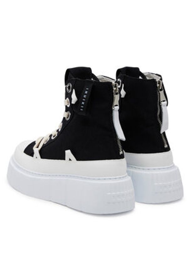 Inuikii Trampki Matilda Canvas High 30103-025 Czarny. Kolor: czarny. Materiał: materiał