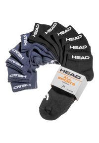 Head Elements Sneaker 11-pack niskich skarpet unisex 39-42. Kolor: niebieski, czarny, wielokolorowy. Materiał: bawełna