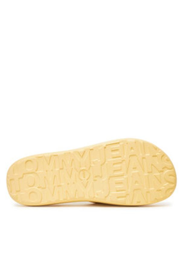 Tommy Jeans Klapki Tjw Chunky Pool Slide Ess EN0EN02879 Żółty. Kolor: żółty