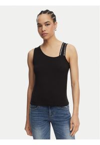 Liu Jo Beachwear Top VA6033 JS360 Czarny Regular Fit. Kolor: czarny. Materiał: wiskoza #1