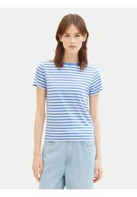 Tom Tailor Denim T-Shirt 1035867 Niebieski Boxy Fit. Kolor: niebieski. Materiał: bawełna #1