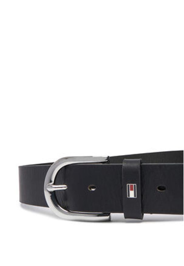 TOMMY HILFIGER - Tommy Hilfiger Pasek Damski New Danny Belt WW0WW11590 Czarny. Kolor: czarny. Materiał: skóra