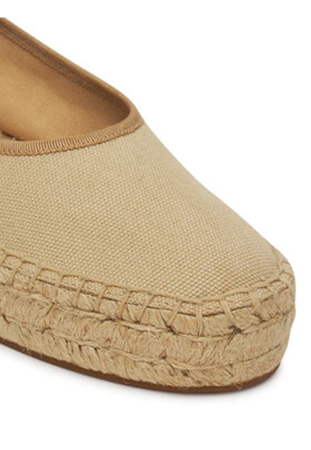 Lauren Ralph Lauren - LAUREN RALPH LAUREN Espadryle Luize 802959187008 Beżowy. Kolor: beżowy. Materiał: materiał
