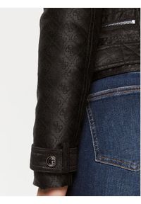 Guess Kurtka z imitacji skóry Olivia Moto Jacket W3YL25 WFIR2 Czarny Regular Fit. Kolor: czarny. Materiał: syntetyk #3
