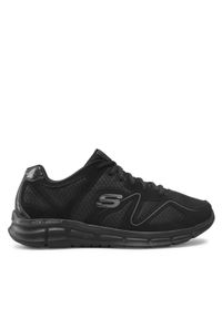 skechers - Skechers Sneakersy Flash Point 58350/BBK Czarny. Kolor: czarny. Materiał: skóra #1