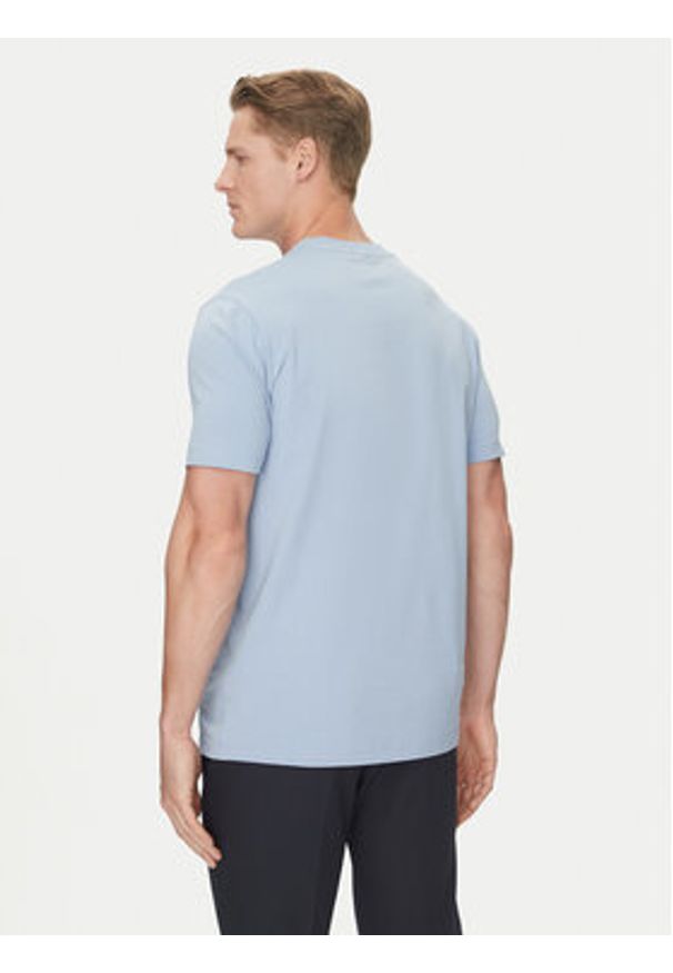 BOSS T-Shirt 50506373 Błękitny Regular Fit. Kolor: niebieski. Materiał: bawełna