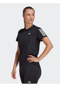 Adidas - adidas Koszulka techniczna Own the Run T-Shirt IC5188 Czarny Regular Fit. Kolor: czarny. Materiał: syntetyk. Sport: bieganie